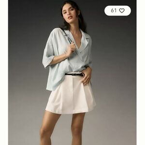 Anthropologie Light Blue Blouse